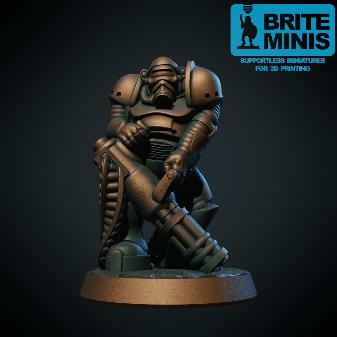 Space guard Heavier with minigun