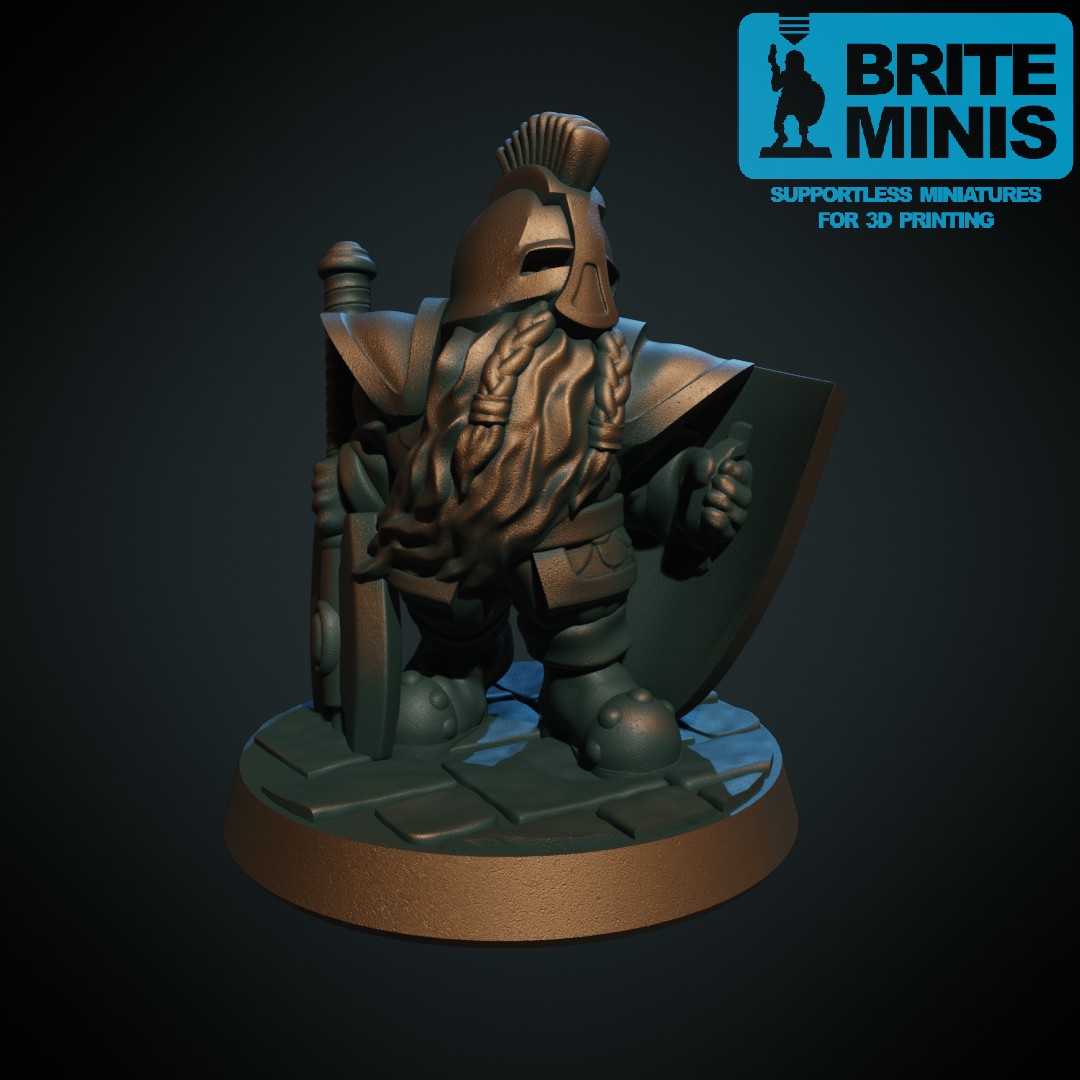 Dwarf heavy armoured with axe