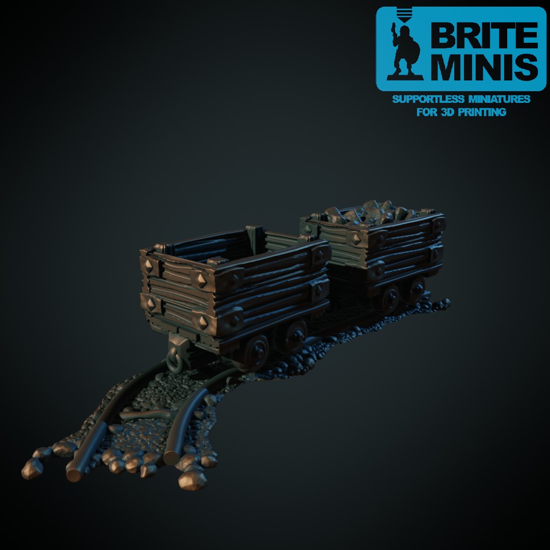 Mine carts and rails