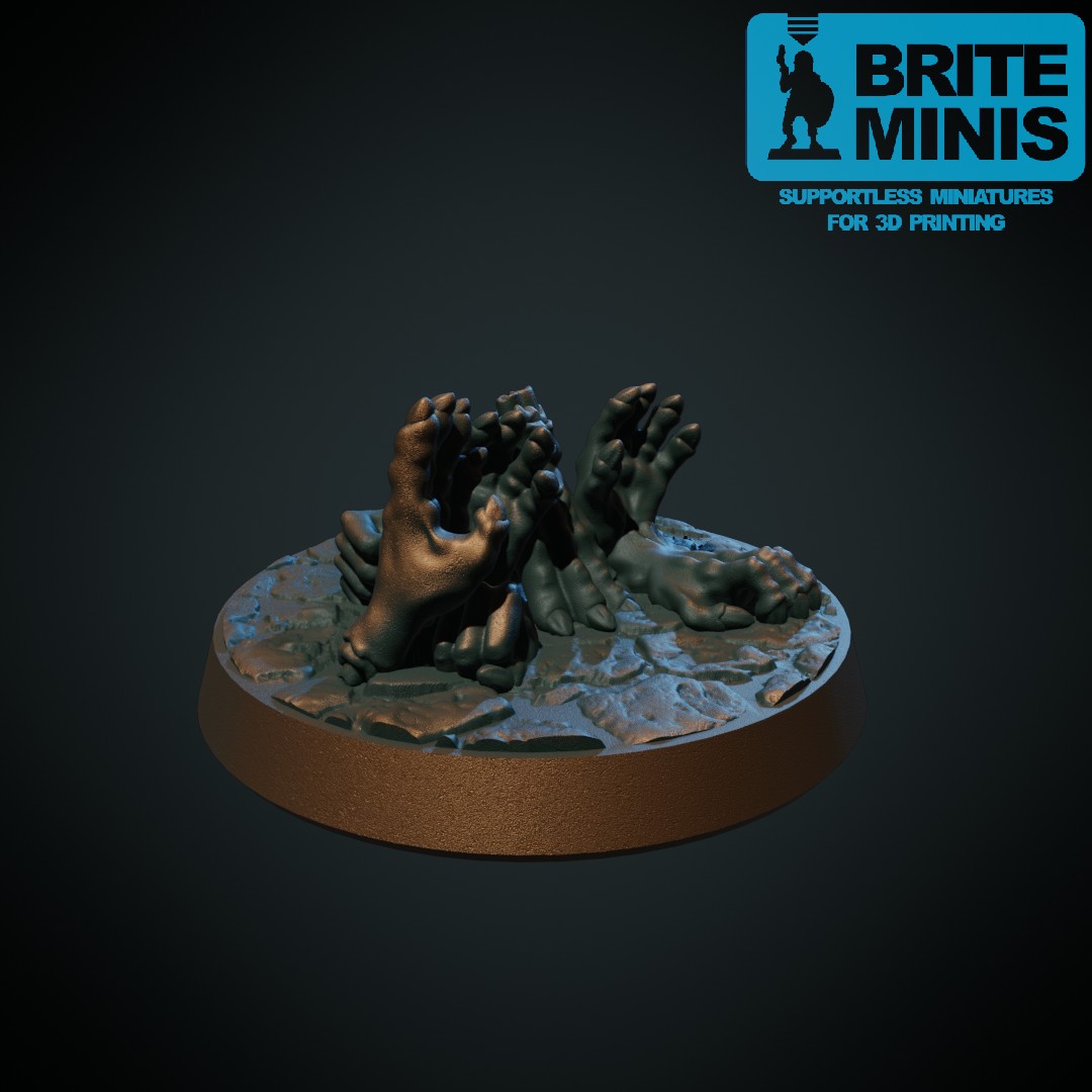 Brite Minis - Crawling claw swarm - 3d-printable miniatures for ...