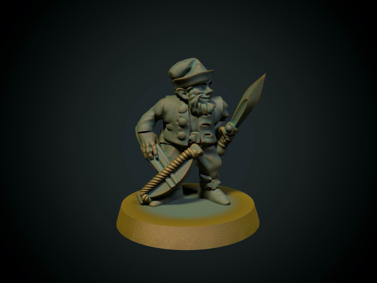 Gnome with crossbow