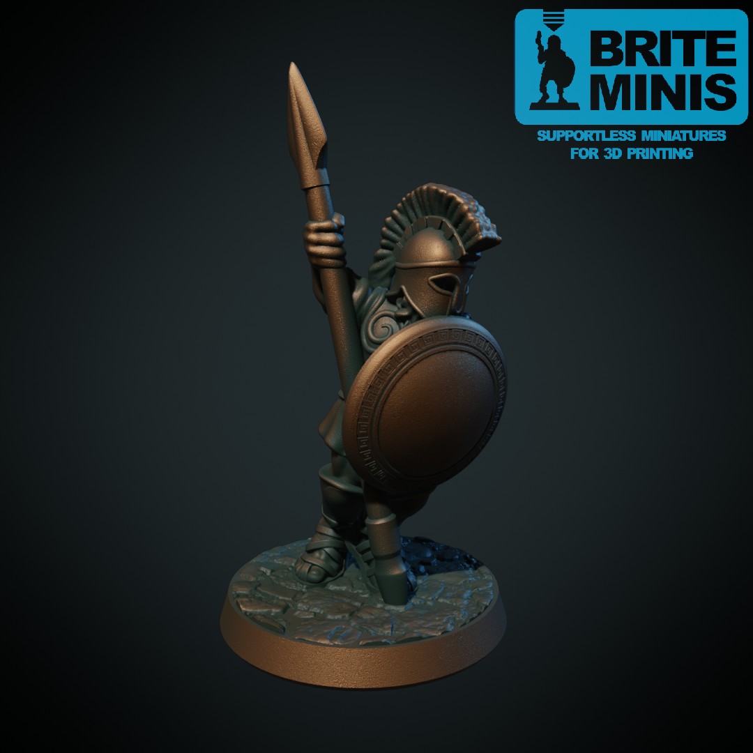 Hoplite with spear